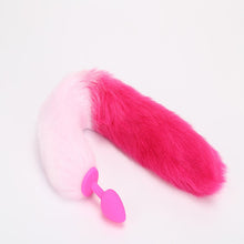 Load image into Gallery viewer, Tail anal plug Silicone Fox Tail Prostate Massager Anal Plug Insert Stopper BDSM Homosexual Animal Tail  For Women Man Couple