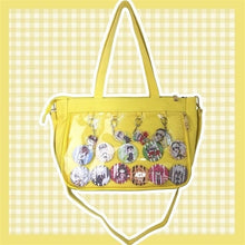 Load image into Gallery viewer, Japanese Lolita Transparent Shoulder Bag Canvas Single Side Transparency Handbag For Dango Badge Show Ita Bag JK Cosplay